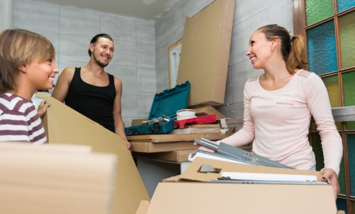 Secure storage units used for removals in London