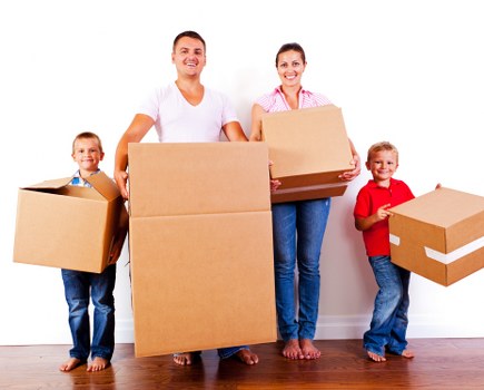 Business relocation team planning an office move in London