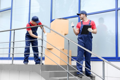 Office relocation planning in a London business setting
