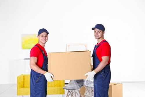 Professional flat removals in London with moving van and apartment access