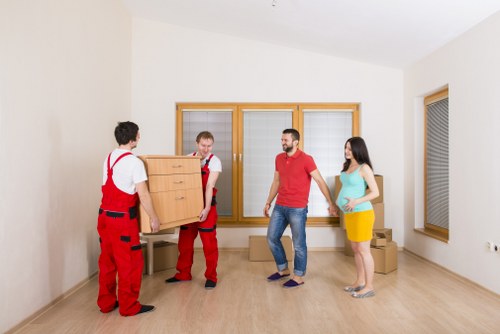 Moving van used for London removals and storage transport