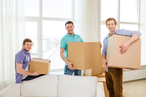 Secure storage during an office relocation