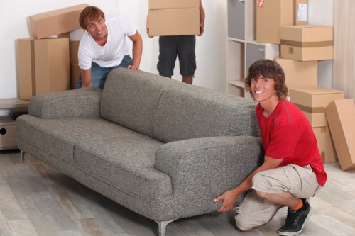 Storage transfer and relocation service with a London removal van