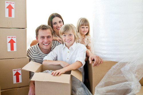 Professional moving support with a removal van in London