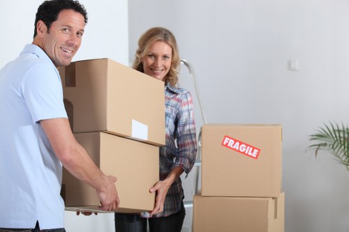 PPE, packing protection, and safe moving practices in a removals and storage service