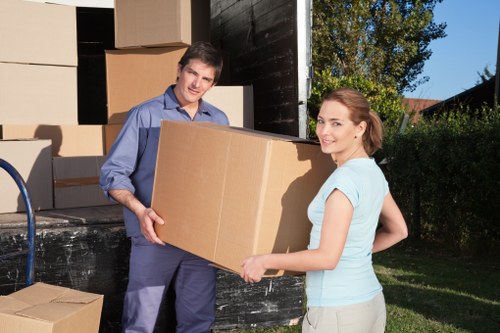 Teams coordinating an office move in London